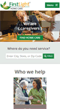 Mobile Screenshot of firstlighthomecare.com